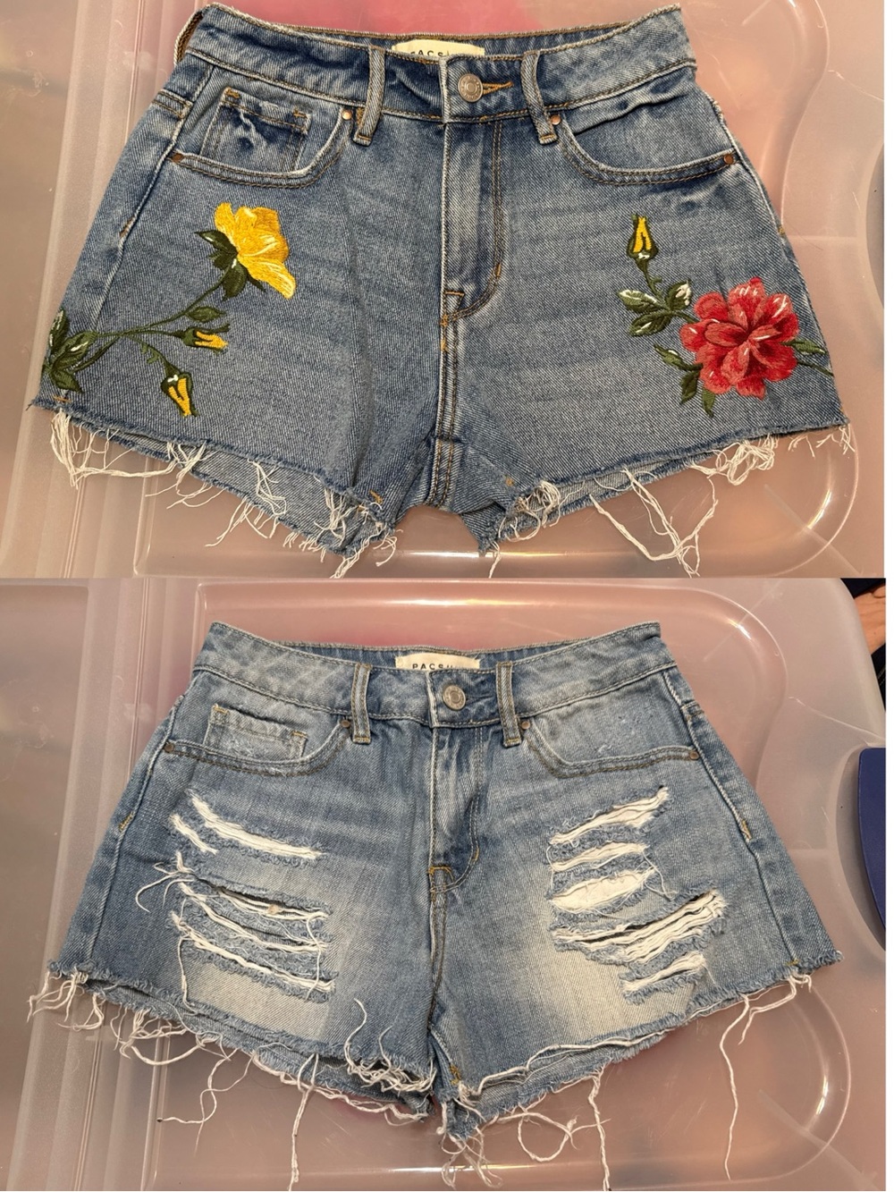 Bundle of 2 Pacsun high rise shorts